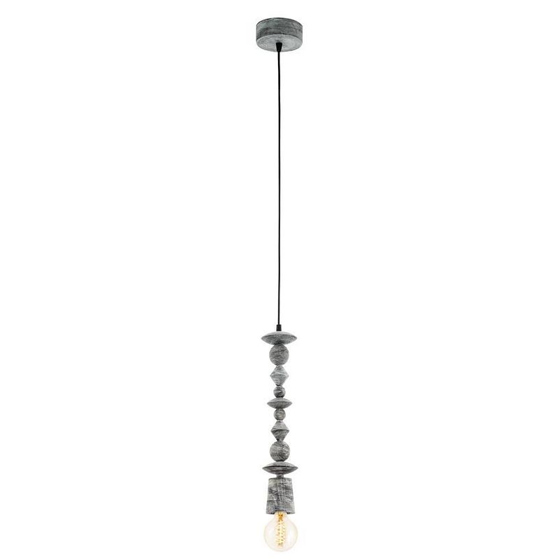 Foto van Eglo avoltri hanglamp - e27 - 8.0 cm - zwart