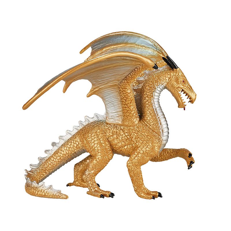 Foto van Mojo fantasy speelgoed gouden draak - 387256