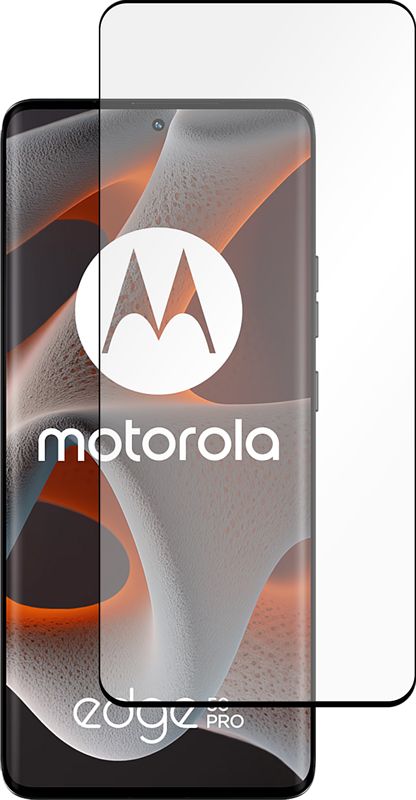 Foto van Just in case full cover motorola edge 50 pro screenprotector zwart