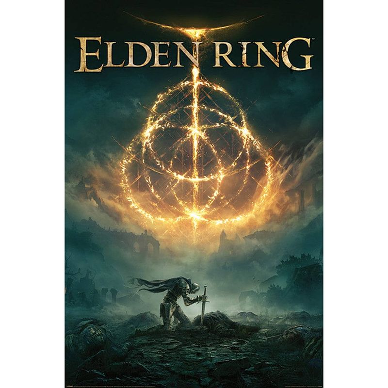 Foto van Pyramid elden ring battlefield of the fallen poster 61x91,5cm