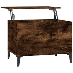 Foto van The living store salontafel lift-top gerookt eiken 60x44.5x45 cm