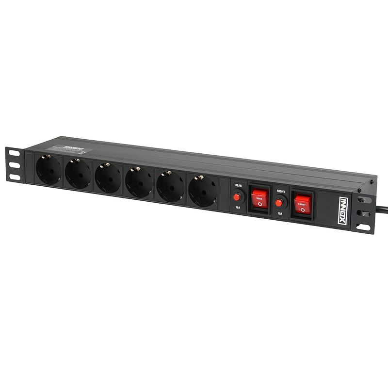 Foto van Innox rpd fr14s-fs-cb 19 inch stroomverdeler met circuit breaker