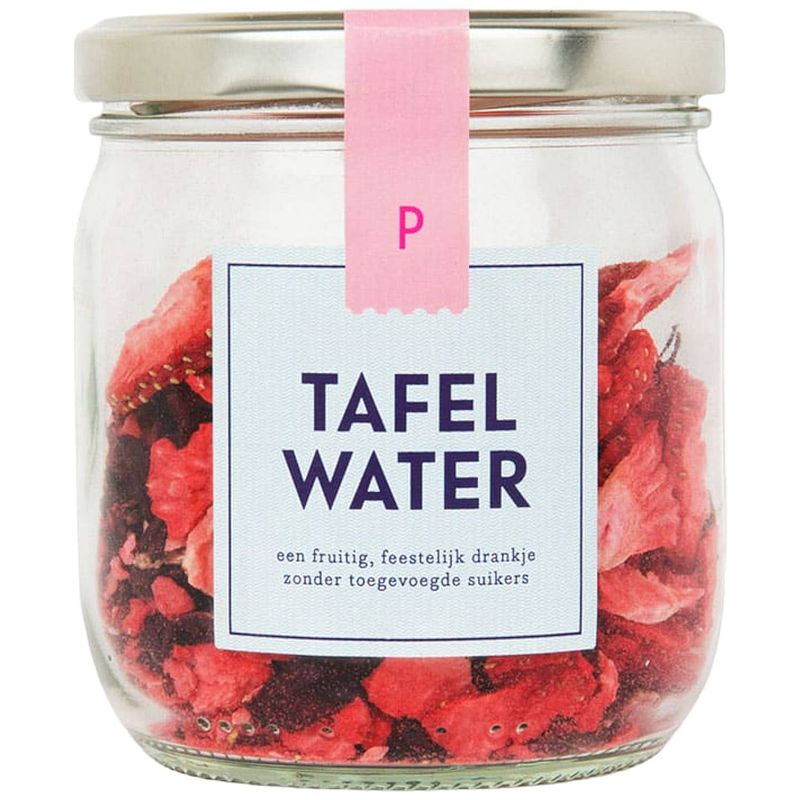 Foto van Pineut tafelwater refill aardbei hibiscus