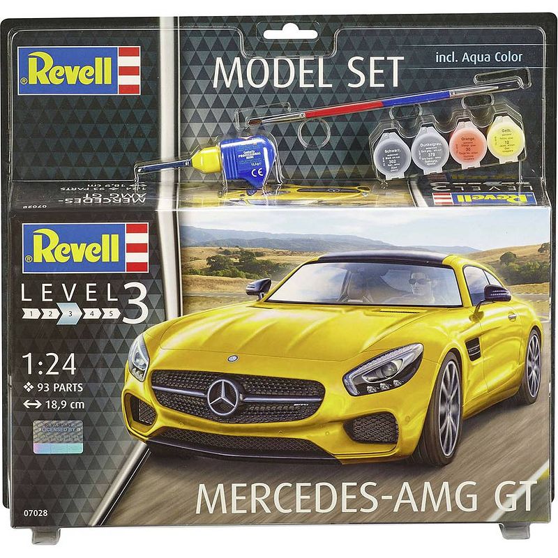 Foto van Revell 67028 mercedes-amg gt auto (bouwpakket) 1:24