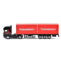 Foto van Mammoet vrachtwagen met container