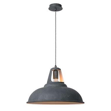 Foto van Lucide hanglamp markit - ø45 cm - zink - leen bakker