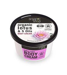 Foto van Organic shop organic lotus & 5 oils body cream