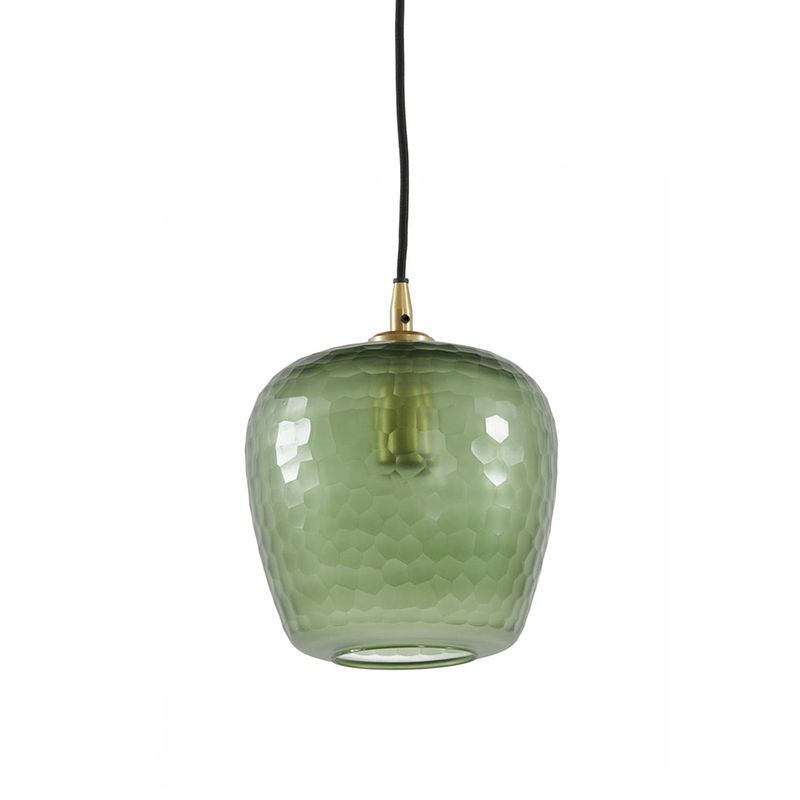 Foto van Light & living - hanglamp danita - 20x20x26 - groen