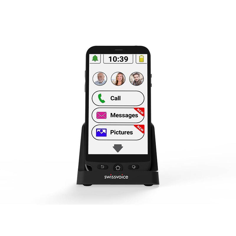 Foto van Swissvoice g50s senioren smartphone met gratis l-mobi jaarbundel