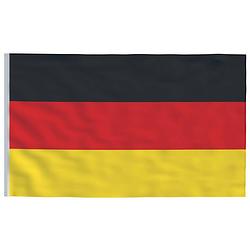 Foto van The living store vlag duitsland - 90 x 150 cm - meerkleurig - 68d 100% polyester