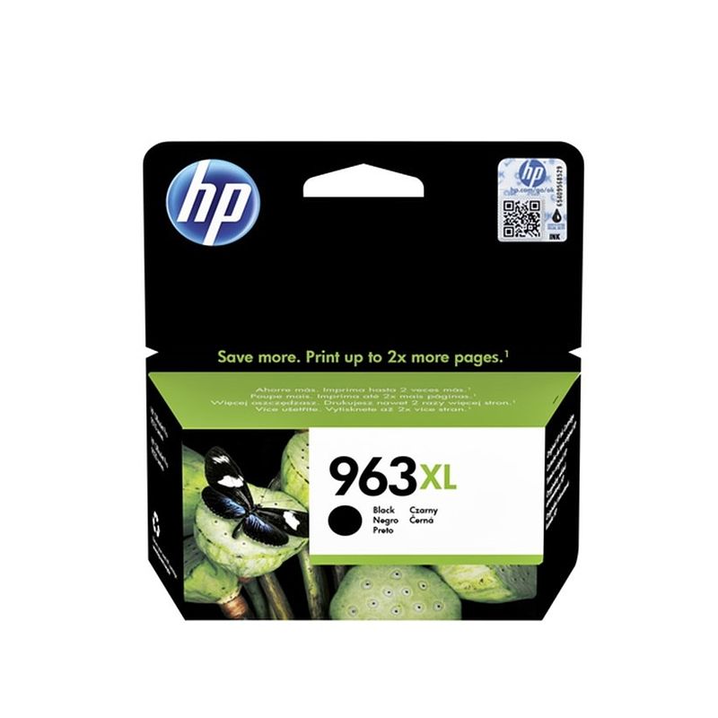 Foto van Hp 963 xl ink black inkt