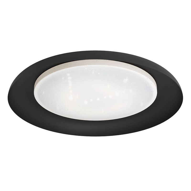 Foto van Eglo penjamo plafondlamp - led - ø 46,5 cm - zwart/wit