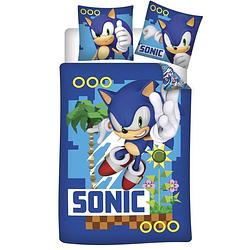 Foto van Sonic dekbedovertrek hedgehog - eenpersoons - 140 x 200 cm - polyester