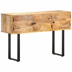 Foto van Vidaxl dressoir 116x35x75 cm massief mangohout