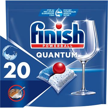 Foto van Finish quantum all in one regular vaatwastabletten 20 capsules bij jumbo