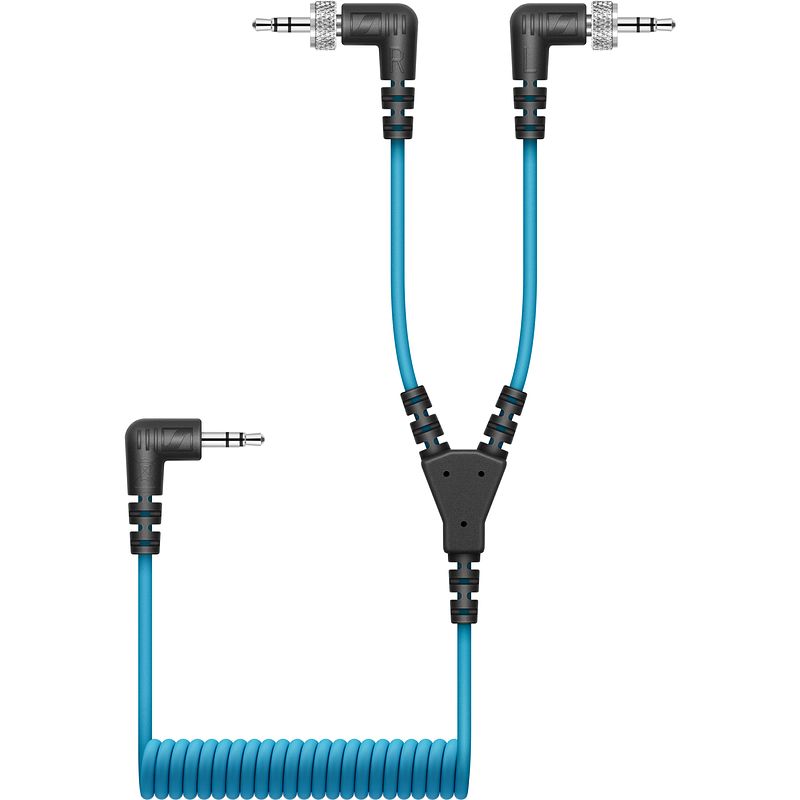 Foto van Sennheiser cl35-y 2x 3.5 mm trs -> 1x 3.5 mm trs jack krulkabel