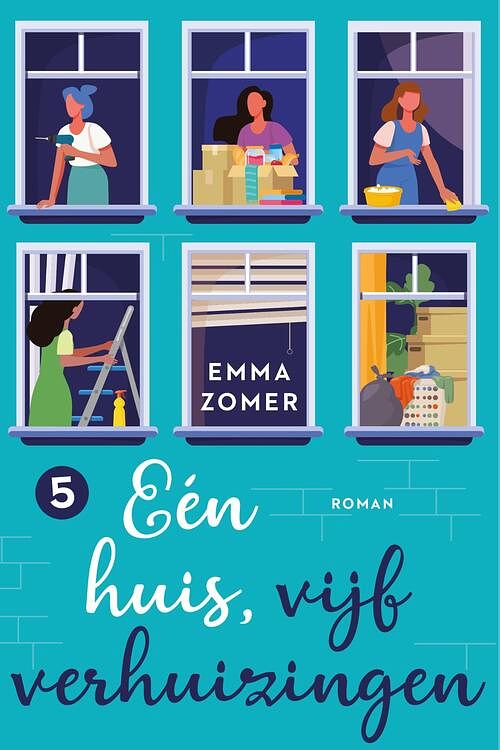 Foto van Eén huis, vijf verhuizingen - emma zomer - ebook (9789020542240)