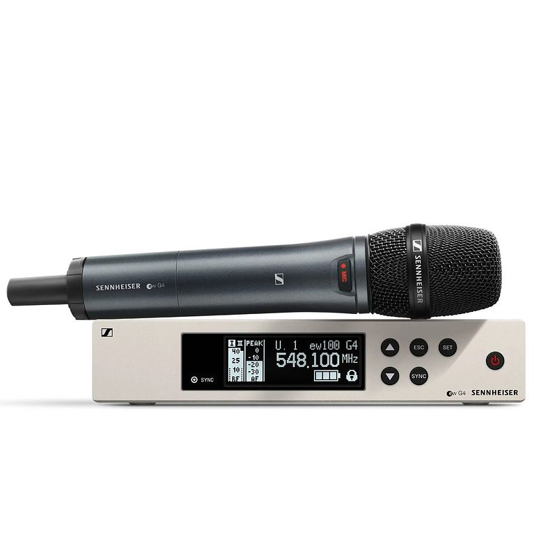 Foto van Sennheiser ew 100 g4-835-s-a1 handheld draadloos (470 - 516 mhz)