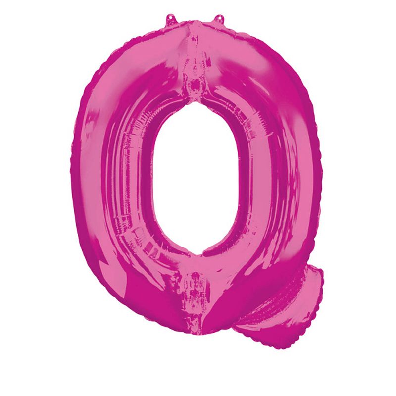 Foto van Amscan folieballon letter q 60 x 81 cm roze