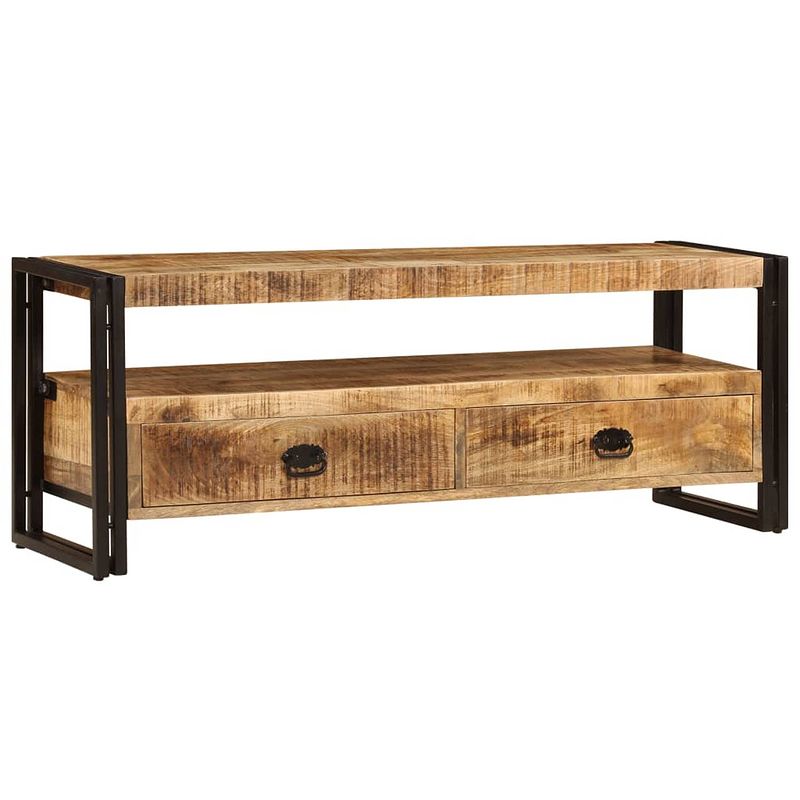 Foto van Vidaxl tv-meubel 120x35x45 cm massief mangohout