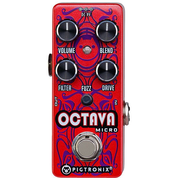 Foto van Pigtronix octava micro octave up / fuzz effectpedaal