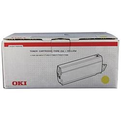 Foto van Oki toner geel, 10000 pagina's - oem: 41963005