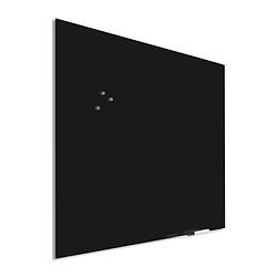 Foto van Premium glassboard met blinde bevestiging - 100x100 cm - zwart
