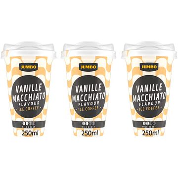 Foto van Jumbo ijskoffie vanille macchiato 3 x 250ml