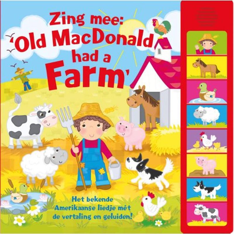 Foto van Zing mee: old macdonald had a farm, 8 geluiden