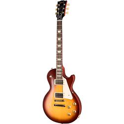 Foto van Gibson modern collection les paul tribute satin iced tea elektrische gitaar met soft shell case