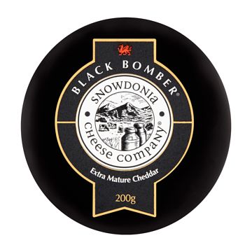 Foto van Snowdonia cheese company black bomber kaas 200g bij jumbo