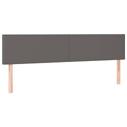 Foto van The living store hoofdbord - klassiek - bedaccessoires - 180 x 5 x 78/88 cm - grijs