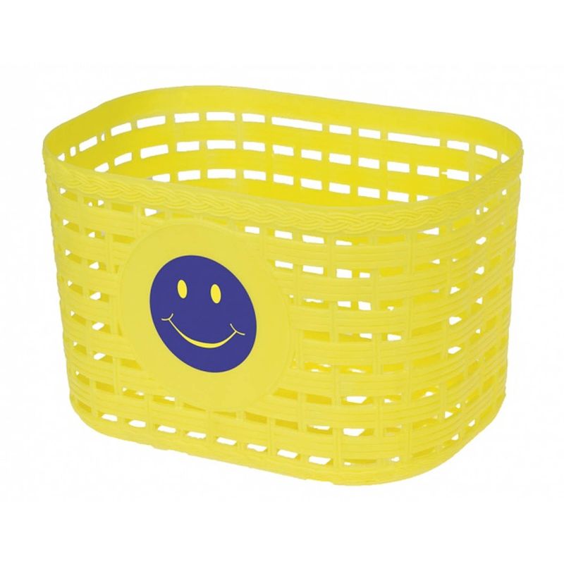 Foto van M-wave fietsmand smiley junior 3,5 liter geel