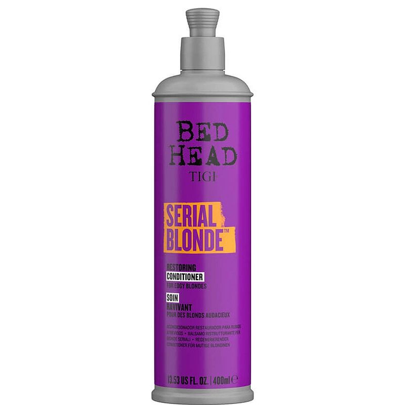 Foto van Bed head serial blonde conditioner voor beschadigd blond haar 400ml