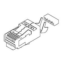 Foto van Molex molex mol datacom & specialty 449150021 stekker doorzichtig 1 stuk(s)