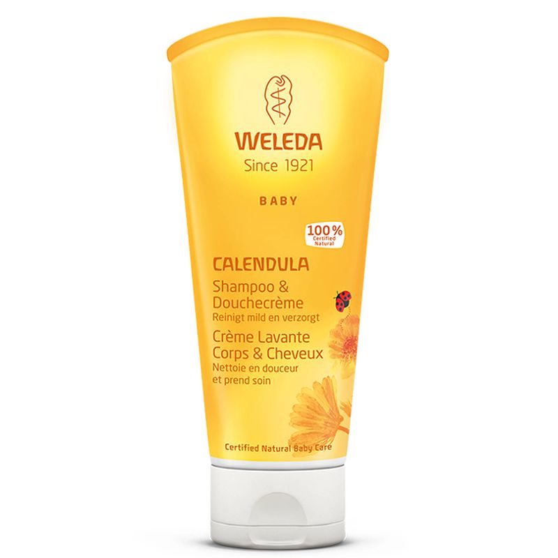 Foto van Weleda calendula - shampoo & gezichtscréme - voordeelset