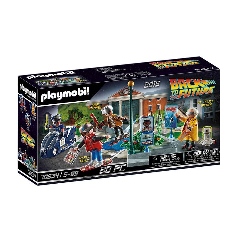 Foto van Playmobil back to the future deel ii hoverboard achtervolging 70634