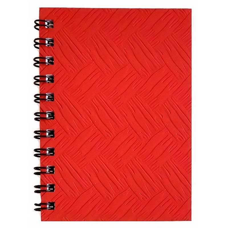 Foto van Verhaak notitieboek 14 x 8 cm karton/papier rood
