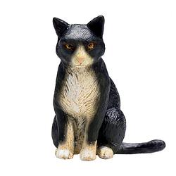 Foto van Mojo pets speelgoed kat zittend zwart wit - 387371
