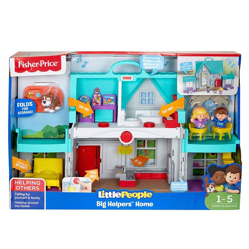 Foto van Fisher-price little people handige helpers huis