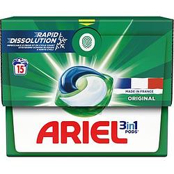 Foto van Ariel 3in1 pods, wasmiddelcapsules, x15 aanbieding bij jumbo | 1+1 gratis