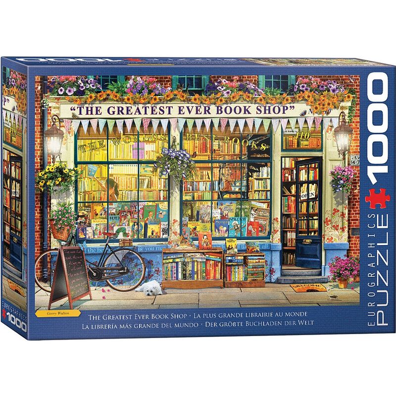 Foto van Eurographics puzzel the greatest bookstore in the world - 1000 stukjes