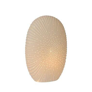 Foto van Lucide tafellamp shelly - wit - 22,3x10,3x32,6 cm - leen bakker