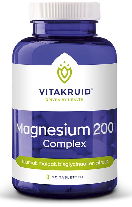 Foto van Vitakruid magnesium 200 complex tabletten