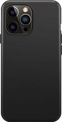 Foto van Xqisit silicone case apple iphone 14 pro back cover zwart