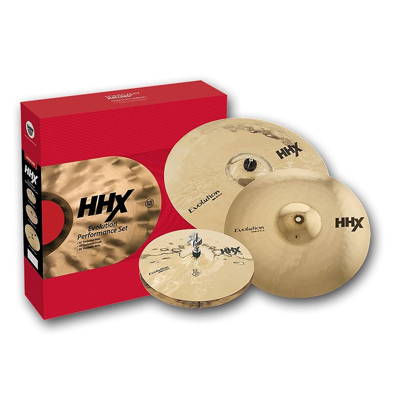 Foto van Sabian hhx evolution performance bekkenset 14, 16 en 20 inch