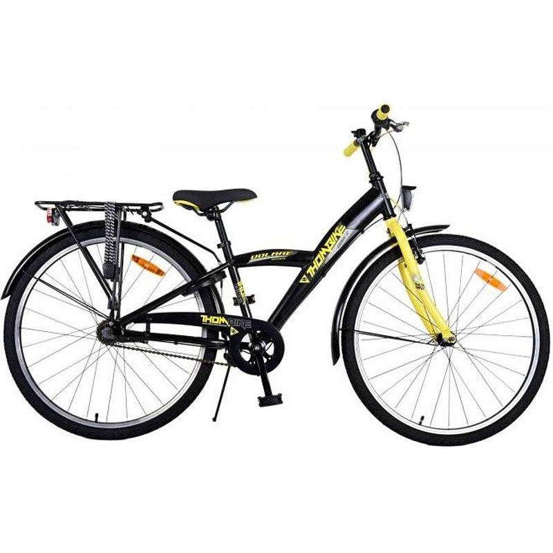 Foto van Volare thombike kinderfiets jongens 26 inch zwart geel3 versnellingen