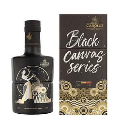 Foto van Gouden carolus black canvas series 50cl whisky + giftbox