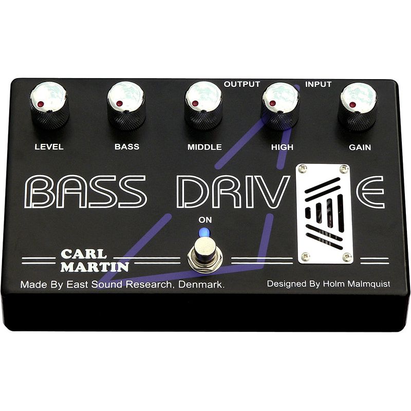 Foto van Carl martin bass drive & 3-band eq pedal