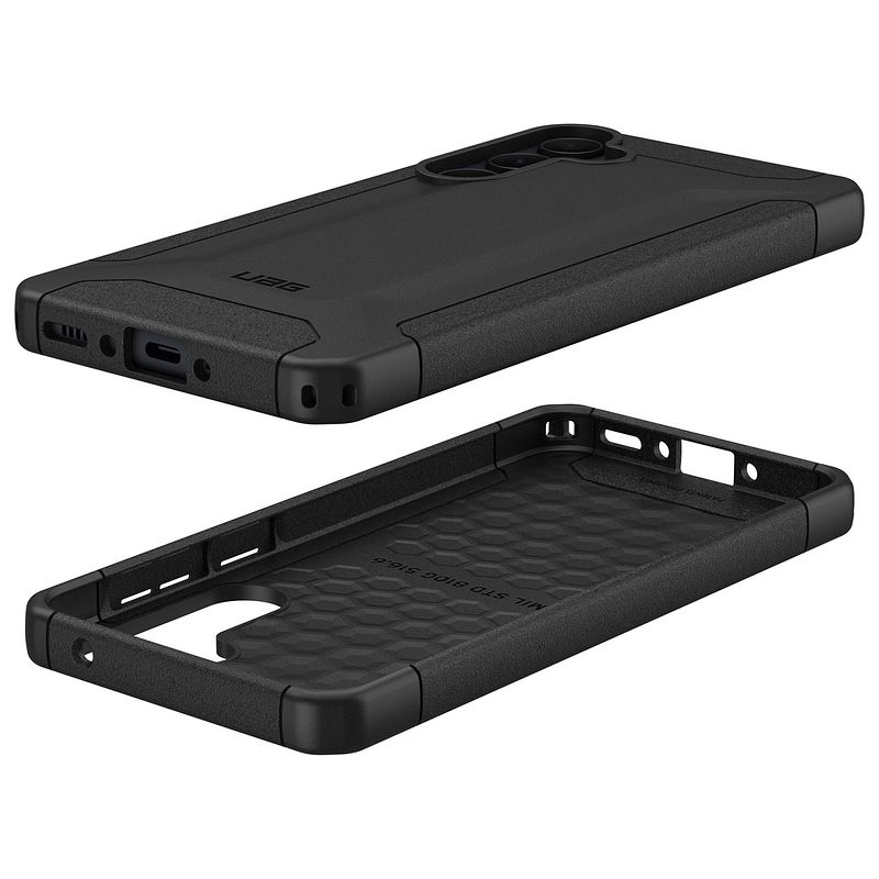 Foto van Uag scout backcover samsung galaxy a35 telefoonhoesje zwart